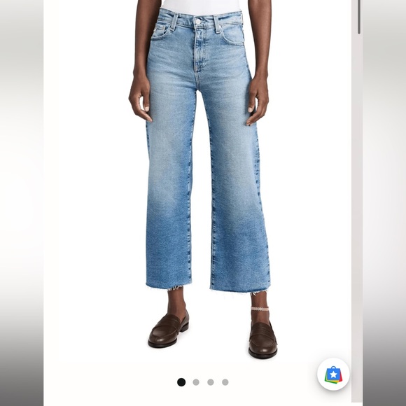 AG Wide Leg Crop Jeans Size 31 - Picture 3 of 11